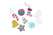 Kreativ-Spiele - Colorations Decorate your own Christmas pendants Set of 48 pieces - CHHOLIDA