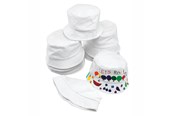 Kreativ-Spiele - Colorations Decorate your own Canvas Fisherman Hat Set of 10 - BUCKHAT