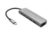 Dockingstationen - Sandberg USB-C Dock HDMI + 2xUSB-A + 2xUSB-C + PD100W - 136-65