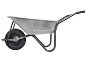 Werkzeugkisten & Aufbewahrungssysteme - Home>it Home it® builder’s wheelbarrow with pneumatic rubber wheel and hammered finish 110 litres - 91811