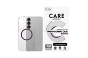 Handys - Cover & Cases - CARE by PanzerGlass Flagship Case Transparent Urban Combat w. Plum Purple QI Compatible Samsung Galaxy S25+ - CRRFUTCG37942