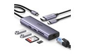 USB-Hubs - UGREEN Usb-C Multifunction Adapter With Ethernet Interface USB-Hubs - 7 - silber - 60515-UG
