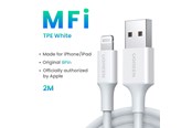 USB Kabel - UGREEN USB-A <-> Lightning - 2m - Weiß - 20730-UG