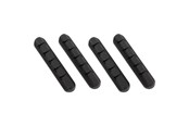 Kabelkanal / Kabelschlauch - DUTZO Kabelhalter - 5 loch - 4 pack - Schwarz - DCORDHOL5BLK