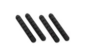 Kabelkanal / Kabelschlauch - DUTZO Kabelhalter - 7 loch - 4 pack - Schwarz - DCORDHOL7BLK