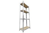 Werkzeugkisten & Aufbewahrungssysteme - Home>it Steel rack 4 shelves 50 kg - 58513
