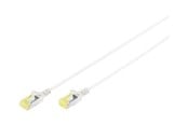 Netzwerk - Kabel - DIGITUS Slim - patch cable - 1 m - grey - Grau - 1m - DK-1624-A-010S