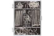 Kunst & Handwerk Ausstattung - Creativ Company Jewellery Starter Kit - Silver-plated - 61368