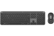 Tastaturen - Logitech Signature Slim Combo MK950 for Business - Tastatur & Maus Set - Full-Size - Schweiz - Grau - 920-012503