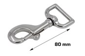 Halterungen & Scharniere  - Home>it Carabiner 80 mm stainless steel - 20483