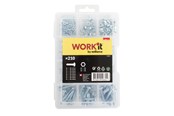 Nägel & Schrauben - Home>it Machine screws and nuts in assortment box with 210 parts - 19689