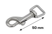 Halterungen & Scharniere  - Home>it Carabiner hook 50 mm stainless steel - 20481