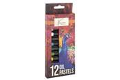 Hobby-Zubehör - Creative Craft Group Oil pastel box of 12 colors - AR0406/GE