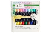 Kunst & Handwerk Ausstattung - Nassau Acrylic paint 18 tubes 36ml in gift box - AR0701/21GE