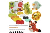 Kunst & Handwerk Ausstattung - Craft Sensations CROCHET KIT Crochet kit ANIMALS 4 pcs. - CR1720/GE