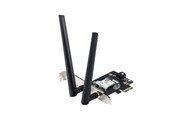 Netzwerkadapter (Netzkarte, Druckserver, u.s.w.) - ASUS PCE-BE6500 WiFi 7 PCI-E Adapter with 2 external antennas. Supporting 6GHz band 4096-QAM Bluetooth 5.4 WPA3 - 90IG09G0-MO0B00