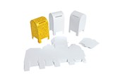 Kunst & Handwerk Ausstattung - Colorations - Foldable Paper Mailbox Set of 20 - FOLDMAIL