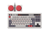 Tastaturen - 8BitDo Retro Mechanical Keyboard - N Edition ISO (QWERTZ) - Deutsch - Grau - RET00485