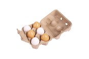 Holzspielzeug - Bigjigs - Cardboard Box with Wooden Eggs - BJ711