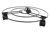 Gartengeräte - Home>it Pot trolley round galvanized black - 5708614921302