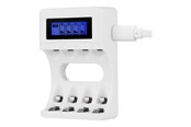 Batterien und Akkus - Deltaco USB Battery Charger - C704A4