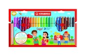 Utensilien zum Schreiben und Zeichnen - STABILO Cappi - Felt-tip pen - Set of 24 pieces - 168/24-4
