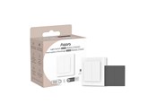 Smart-Home - Aqara Light Switch H2 EU (4 Buttons 2 Channels) - White Frame with Dark Grey Buttons - WS-K08D