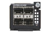Netzwerkadapter (Netzkarte, Druckserver, u.s.w.) - Ruckus Wireless Ruckus - expansion module - Gigabit Ethernet / 10 Gigabit SFP+ x 4 - ICX7650-4X10GF