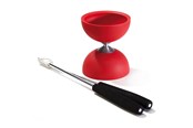 Spiele im Freien - Eureka - Rubber Diabolo with Aluminum Sticks - Red - 52515704