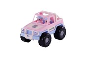 Spielzeugauto - Cavallino Toys - Cavallino Jeep Pink with 2 Toy Figures - 3502SF01