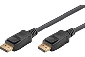 Display Kabel - Pro DisplayPort 2.1 (DP40) - 1m - Schwarz - DP40-2.1-1m-black