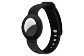 Handys - Anderes Zubehör - Lippa Silicone Wristband for AirTag and Smart Finder Black - LPCOVER0048