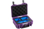 Kamerataschen - B&W International Case Type 500 for Insta360 X3 (purple) - 500/PU/X3