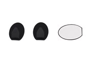 Halterungen & Scharniere - Home>it HOME It® selvklæbende krog 37 mm. sort 3 stk. - 5708614212783