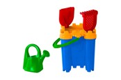 Spiele im Freien - Cavallino Toys - Cavallino Castle Bucket Set with Watering Can 4pcs. - 8848WD01