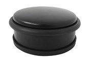 Halterungen & Scharniere  - Home>it HOME It® dørstop til gulv Ø9.2 x 4.5 cm matsort / - 5708614131558