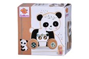 Baby Spielzeug - Eichhorn - Wooden Pull Animal Panda - 100003806
