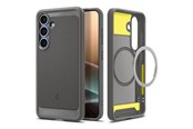 Handys - Cover & Cases - Spigen Rugged Armor MagSafe - marble gray - Samsung Galaxy S25 - ACS08999