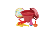 Spiele im Freien - CompactToys 7in1 Sandtoys // Red - 7in1-red