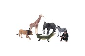Figuren - Mojo Wildlife Wild Animal Safari Playset 6pcs - 380026 - 380026