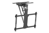 Wandhalterungen, AV-Halterungen & AV-Möbel - Multibrackets M mounting kit - Flip & Turn - for flat panel - motorised - black - Max 35 kg - recommended for 75" - 7350022739956