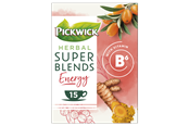Kaffeezubereitung - Pickwick Super Blend Energy Tea w. Lemongrass Rooibos and Turmeric - 15 pcs - 4070933
