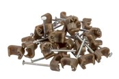 Kabelkanal / Kabelschlauch - Nordic Quality Cable Clips - 25 pcs - 303786