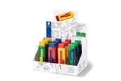 Utensilien zum Schreiben und Zeichnen - Staedtler Eraser with sliding plastic sleeve 12 pcs - 525 PS1 S