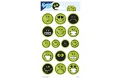 Hobby-Zubehör - Totum Sticker sheet Reflective - Smiley face - 100679