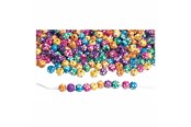 Kunst & Handwerk Ausstattung - Colorations - Wooden Stringing Beads Flower 225 g - CHDAISY