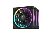 Gehäuselüfter - DeepCool FL12 3in1 (3-Pack) - Gehäuselüfter - 120mm - Schwarz mit RGB LED - 32 dBA - R-FL12-BKAPN3-G