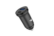 Handys - Adapter und Ladegeräte - GEAR 12/24V Car Charger 1xUSB-C + 1xUSB-A PD 30W + QC18.0W MAX - Black - 665142