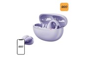 Kopfhörer/Headsets - QCY Crossky Clip T33 headphones (purple) - T33 purple