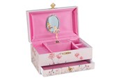 Holzspielzeug - Goki Music Box Ballerina Flowers Pink - 15566